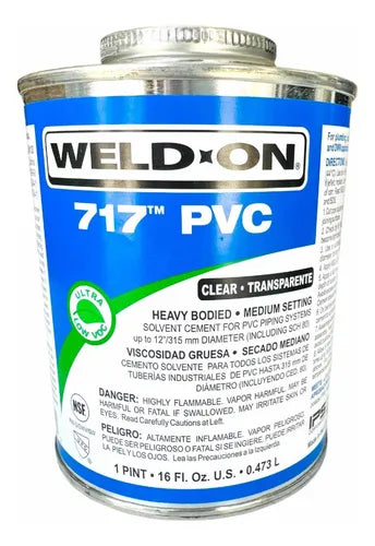 Cemento para pvc 717 Weld on