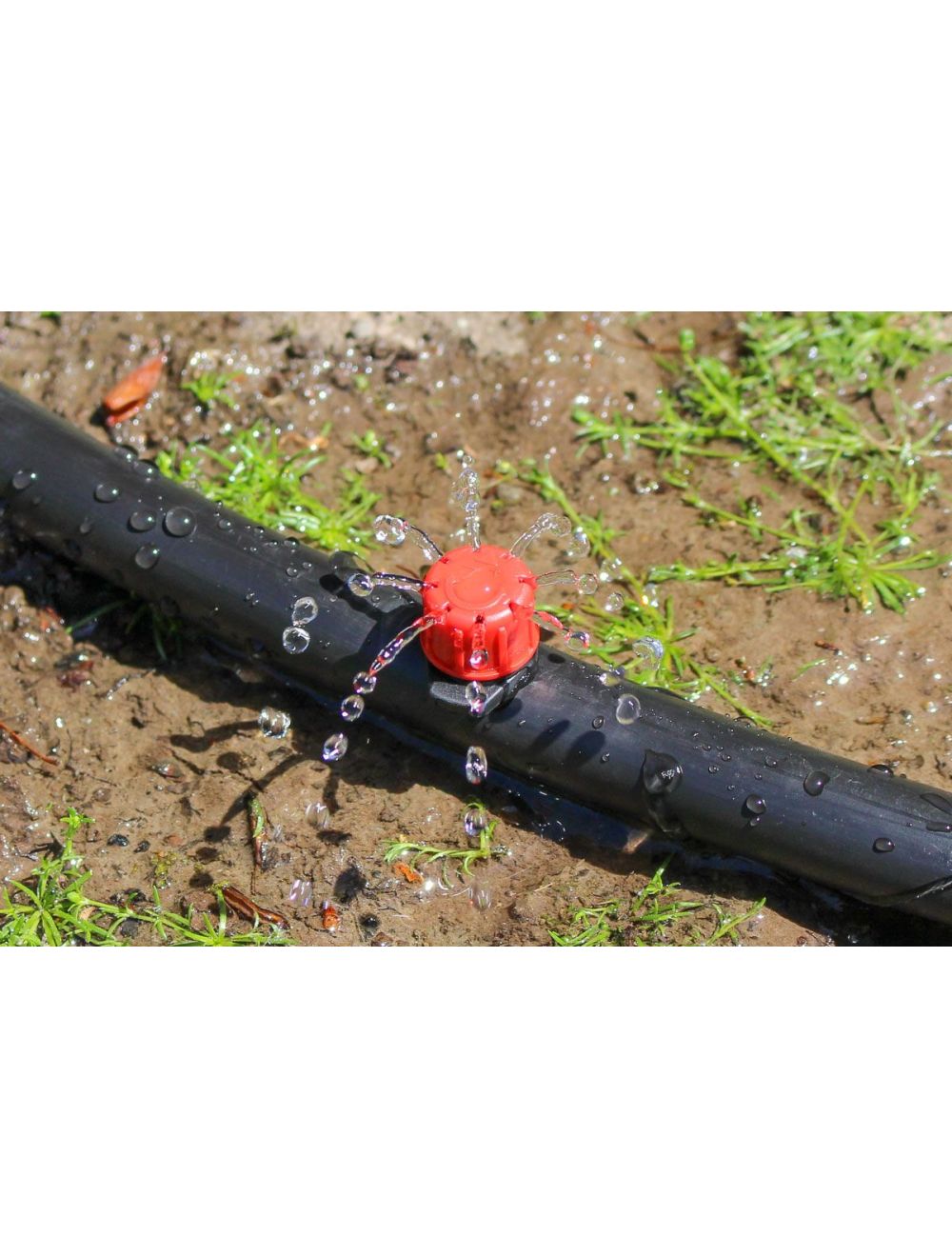 Gotero ajustable rojo 0-70lph WADE RAIN
