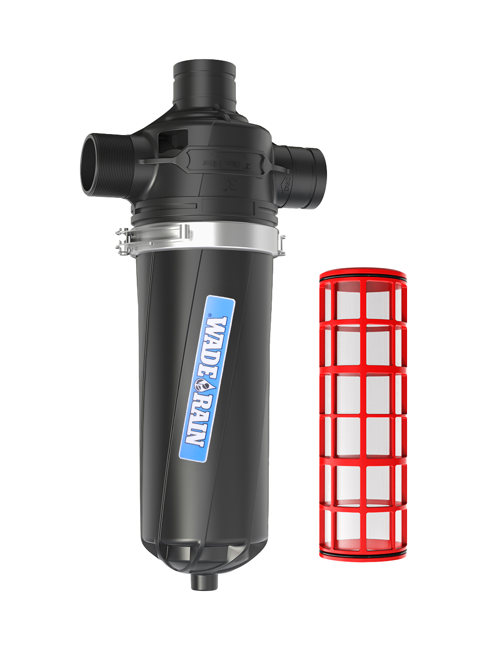 Filtro de malla plastico 3" 120mesh WADE RAIN